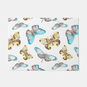 Butterfly Symmetry Art Doormat