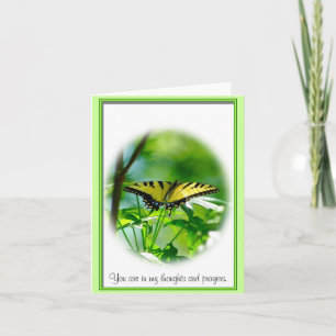 Butterfly Sympathy Note Card