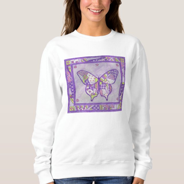 Butterfly T-Shirt Sweatshirt (Front)