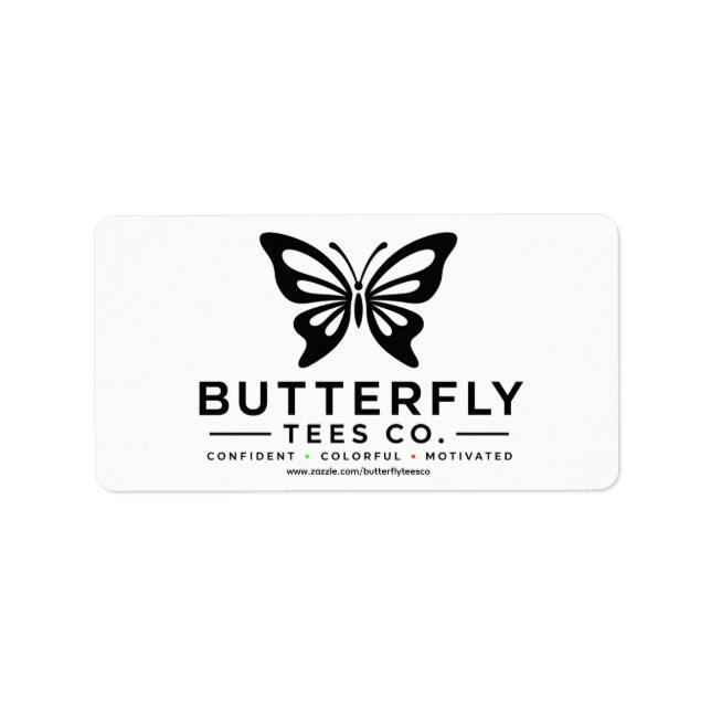 Butterfly Tees Co. 0047688-BTL6 Label (Front)