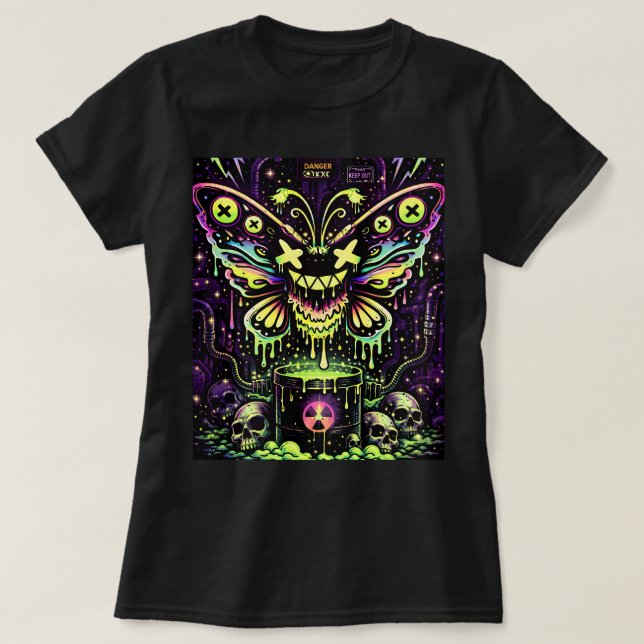 Butterfly Tees Co. Toxic Danger 0047761 (Design Front)