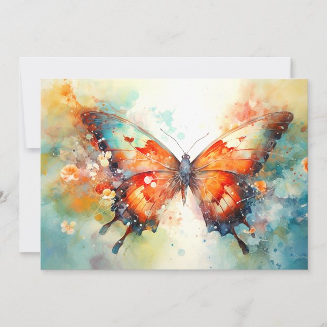 Butterfly Thank You Card (Front)