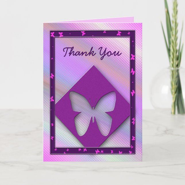 Butterfly Thank You Card (Front)