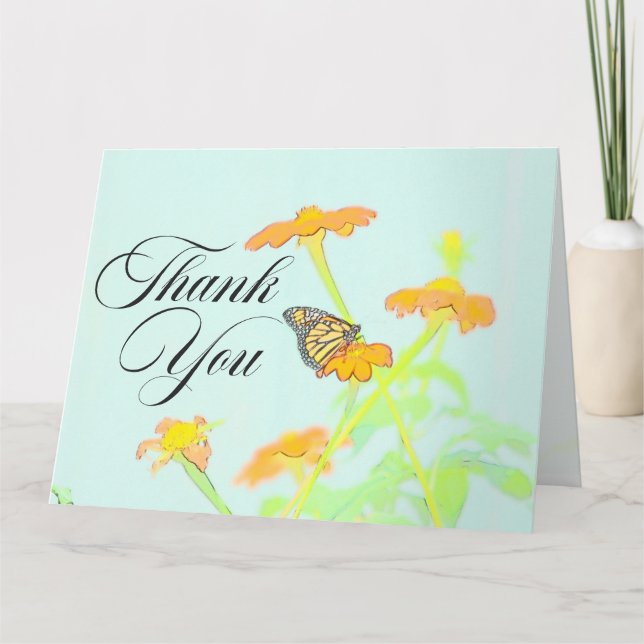 Butterfly "Thank You" Card (Front)