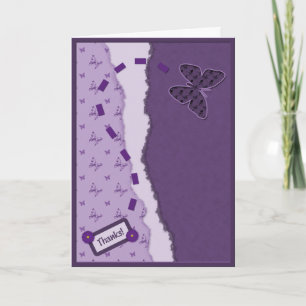 Butterfly Thank You Card