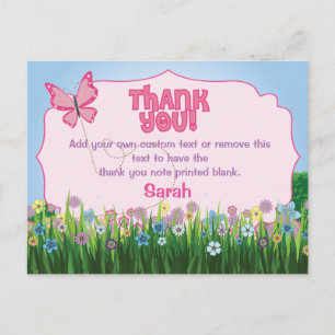 Butterfly Thank You Cards