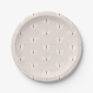 Butterfly Theme Birthday Paper Plate
