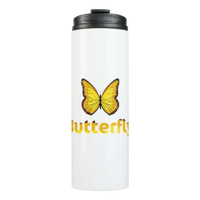 Butterfly Thermal Tumbler (Front)