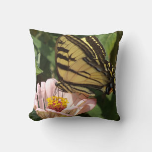 Butterfly throw pillow