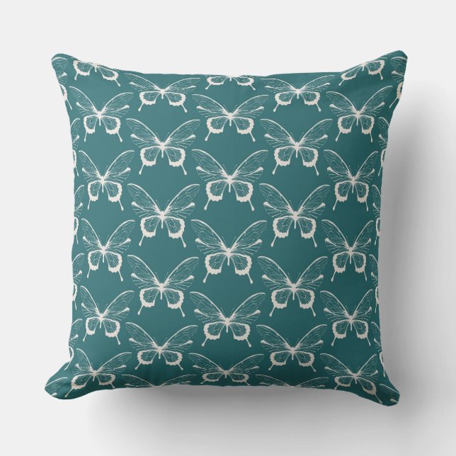 Butterfly Throw Pillow (Front)