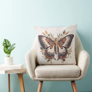 Butterfly Throw Pillow, Custom Gift, Personalised Cushion