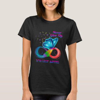 Butterfly Thyroid Cancer Awareness T-Shirt