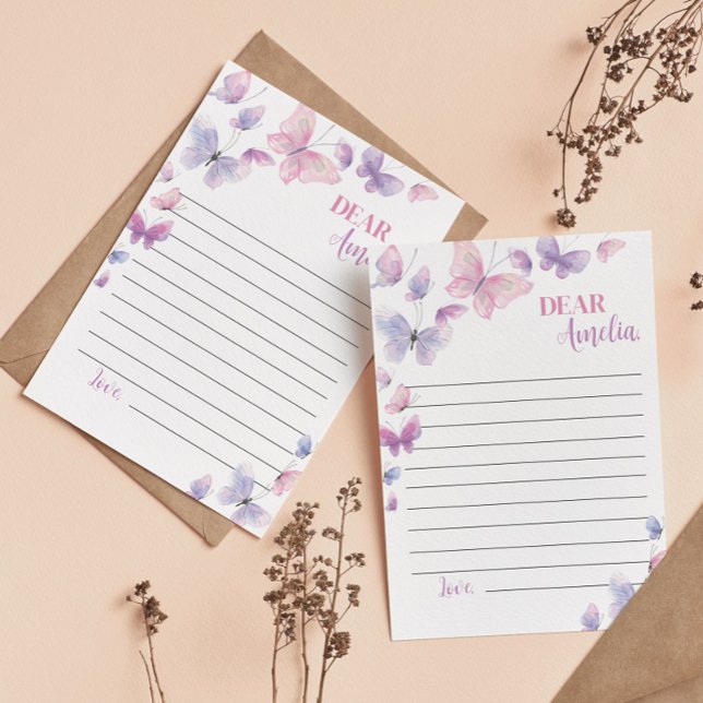 Butterfly Time Capsule Note Message Card (Creator Uploaded)