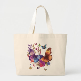 Butterfly Tote Bag with Elegant Nature Design