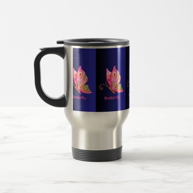Butterfly Travel Mug (Left)