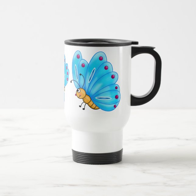 Butterfly Travel Mug by SRF (Right)