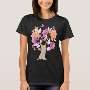 Butterfly Tree Beautiful Butterfly Tree Butterflie T-Shirt