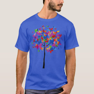 Butterfly Tree Beautiful Women Men Kids Graphic T-Shirt