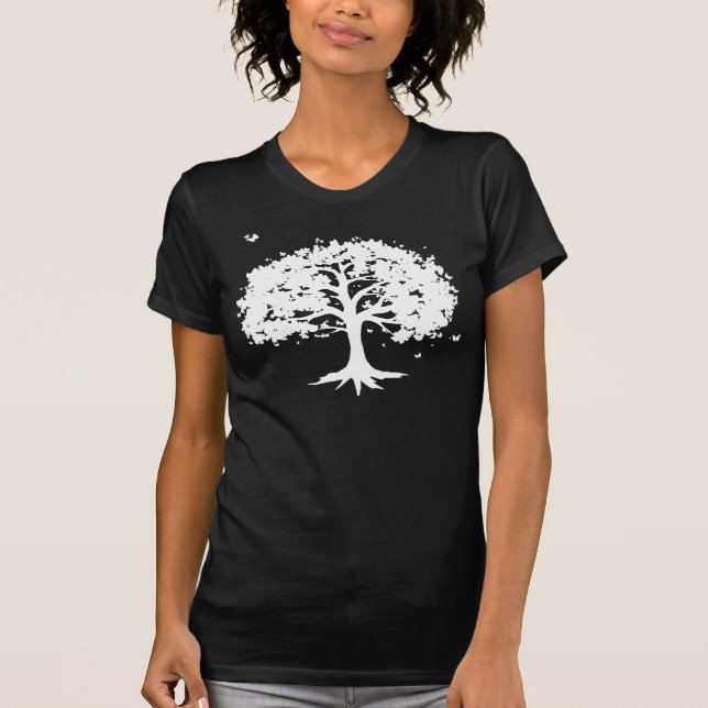 Butterfly Tree, Dark T-Shirt (Front)