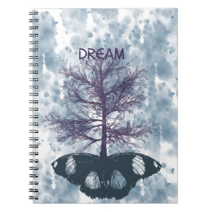 Butterfly Tree Dream Spiral Notebook