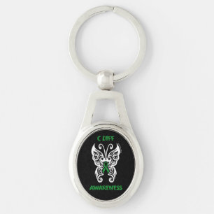 Butterfly/Tribal...C Diff Key Ring