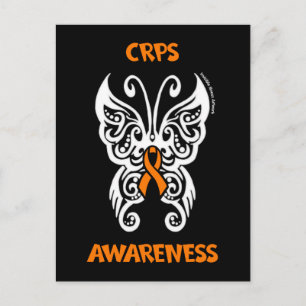 Butterfly/Tribal...CRPS Postcard
