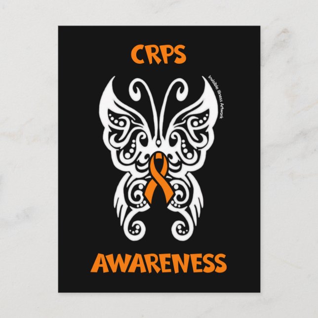 Butterfly/Tribal...CRPS Postcard (Front)