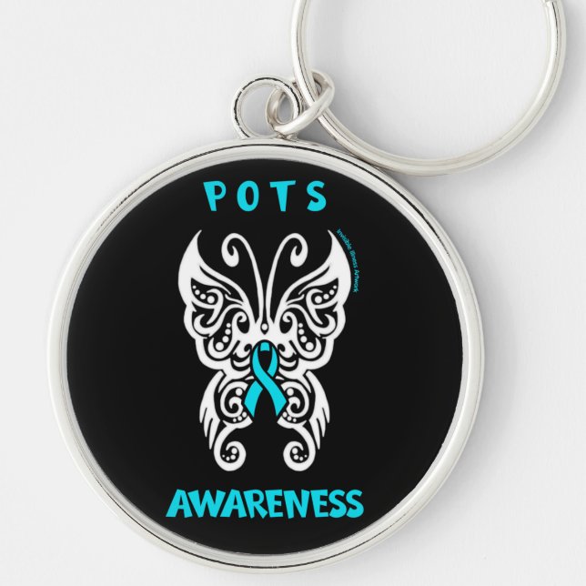 Butterfly/Tribal...POTS Keychain (Front)