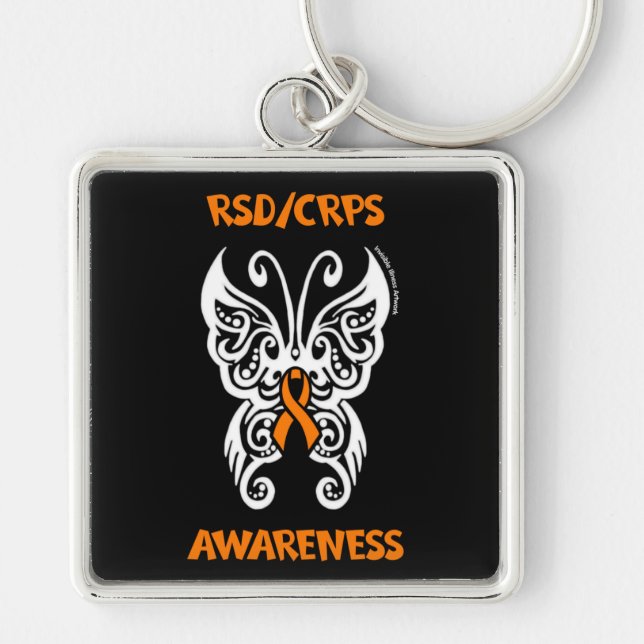 Butterfly/Tribal...RSD/CRPS Keychain (Front)