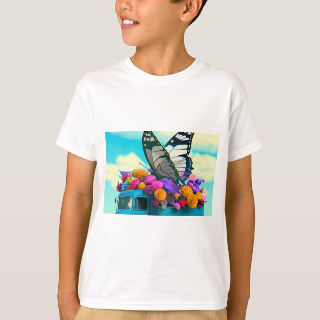 Butterfly Truck T-Shirt (Front)