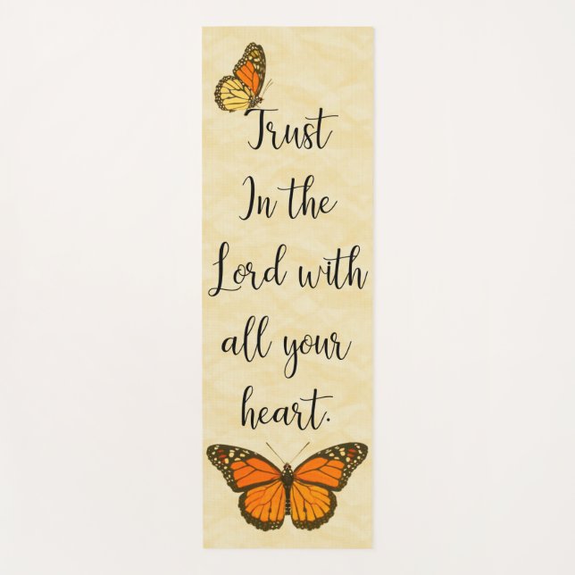 Butterfly Trust yoga Mat (Front)