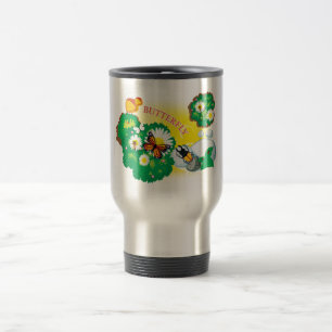 BUTTERFLY Tumbler Travel Mug