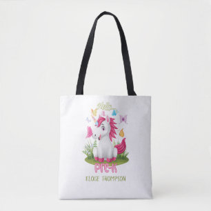 Butterfly Unicorn Pre-K 1st Day Back to School  Tote Bag