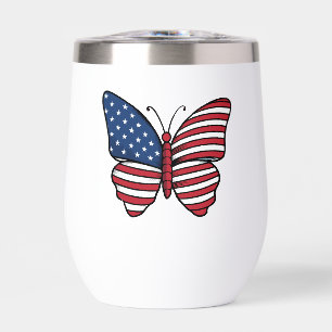 Butterfly USA Flag Sublimation-62614