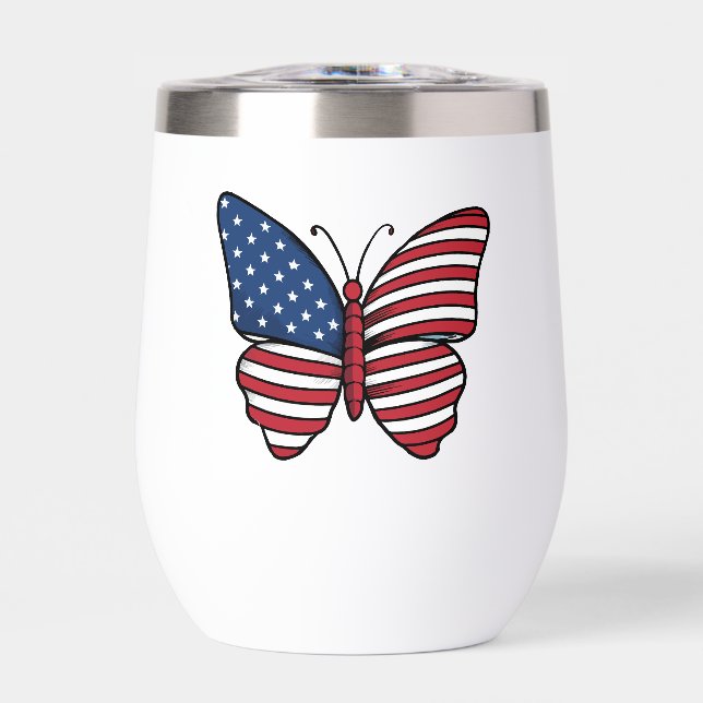 Butterfly USA Flag Sublimation-62614 (Front)