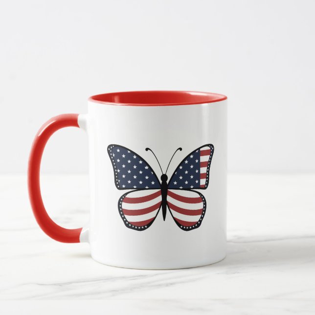 Butterfly USA Sublimation-62614 Mug (Left)