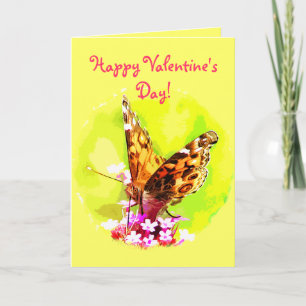Butterfly Valentine Holiday Card