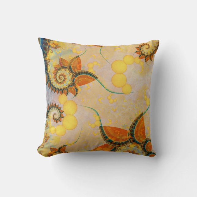 Butterfly Valley Throw Pillow (Front)