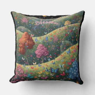Butterfly Valley Throw Pillow