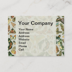 Butterfly Vintage Antique Butterflies Art Business Card