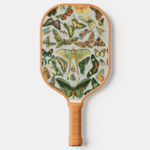 Butterfly Vintage Antique Butterflies Art Pickleball Paddle