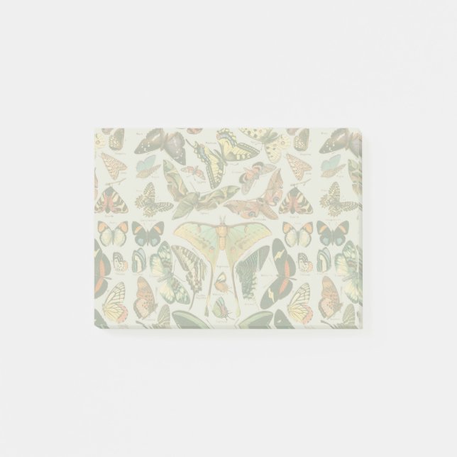 Butterfly Vintage Antique Butterflies Art Post-it Notes (Front)