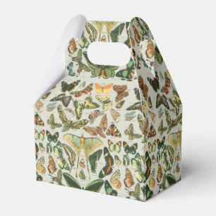Butterfly Vintage Antique Butterflies Pattern Favour Box