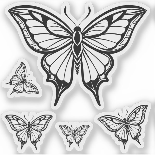 Butterfly vinyl stickers (Front)