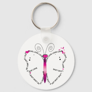 Butterfly Virtues Key Ring