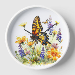 Butterfly Wall Clock