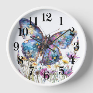 Butterfly Wall Clock
