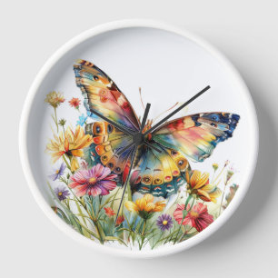 Butterfly Wall Clock