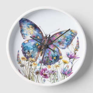 Butterfly Wall Clock