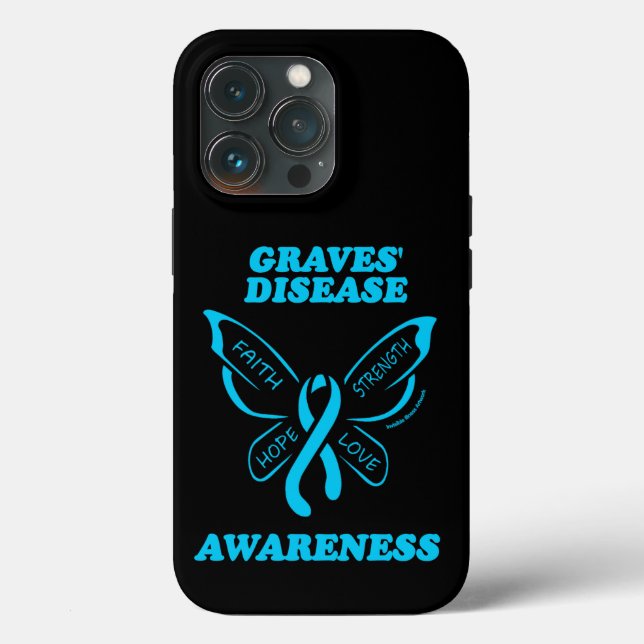 Butterfly/Warrior...Graves' Case-Mate iPhone Case (Back)